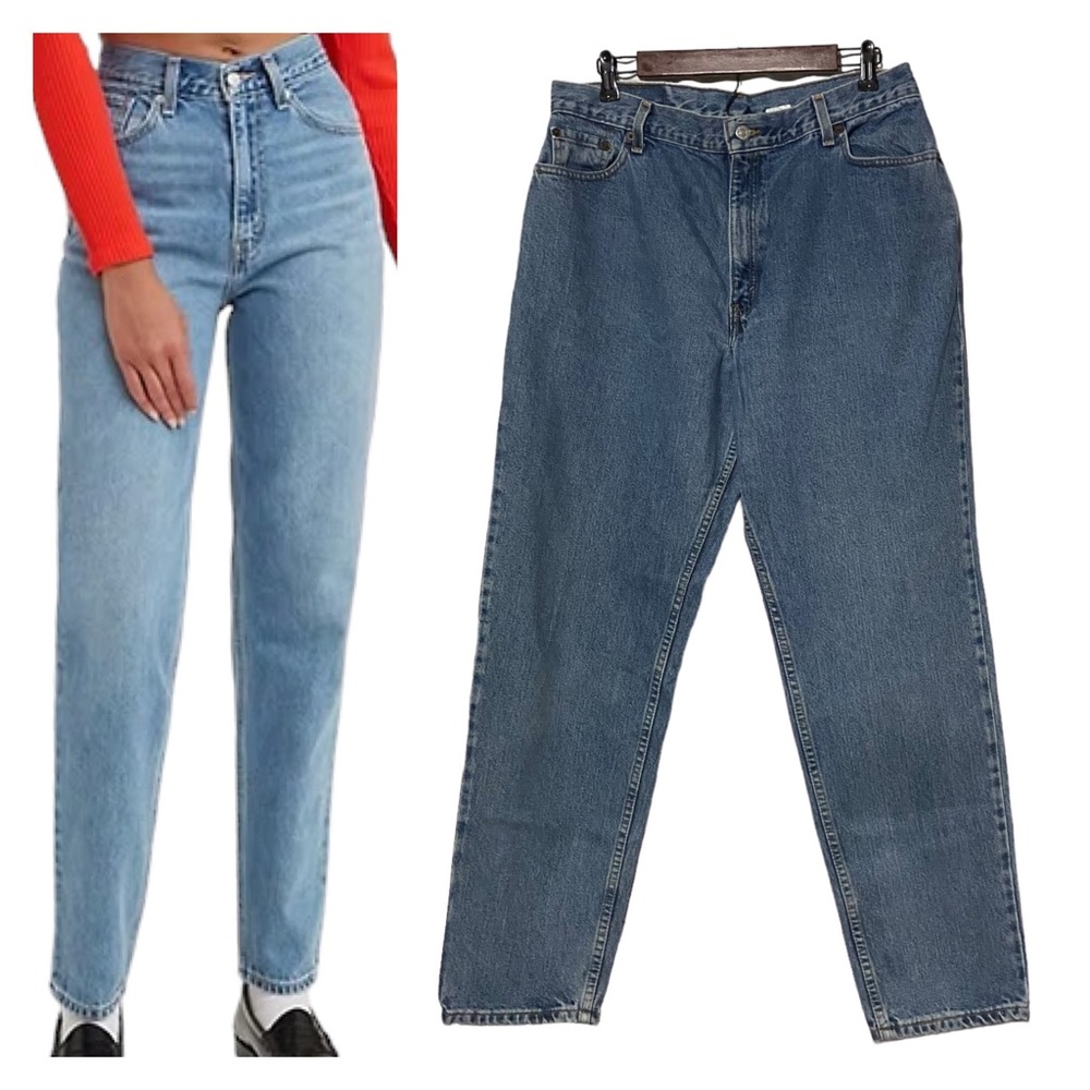 Vintage 550 Levi's Jeans Relaxed Fit Tapered Leg Jeans Blue
